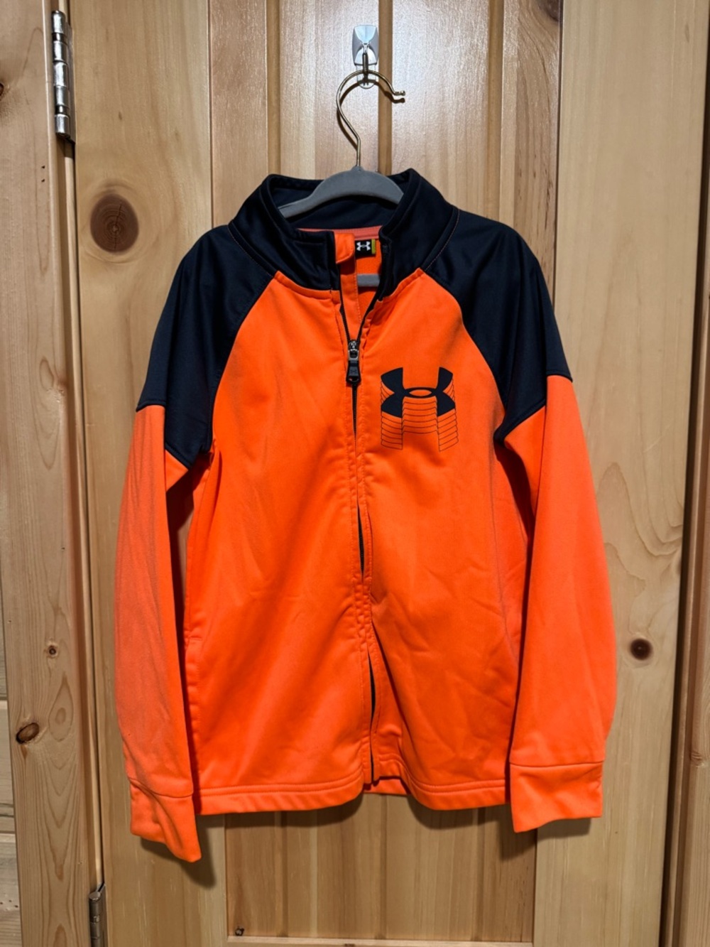 Under Armour Orange & Grey Zip Jacket